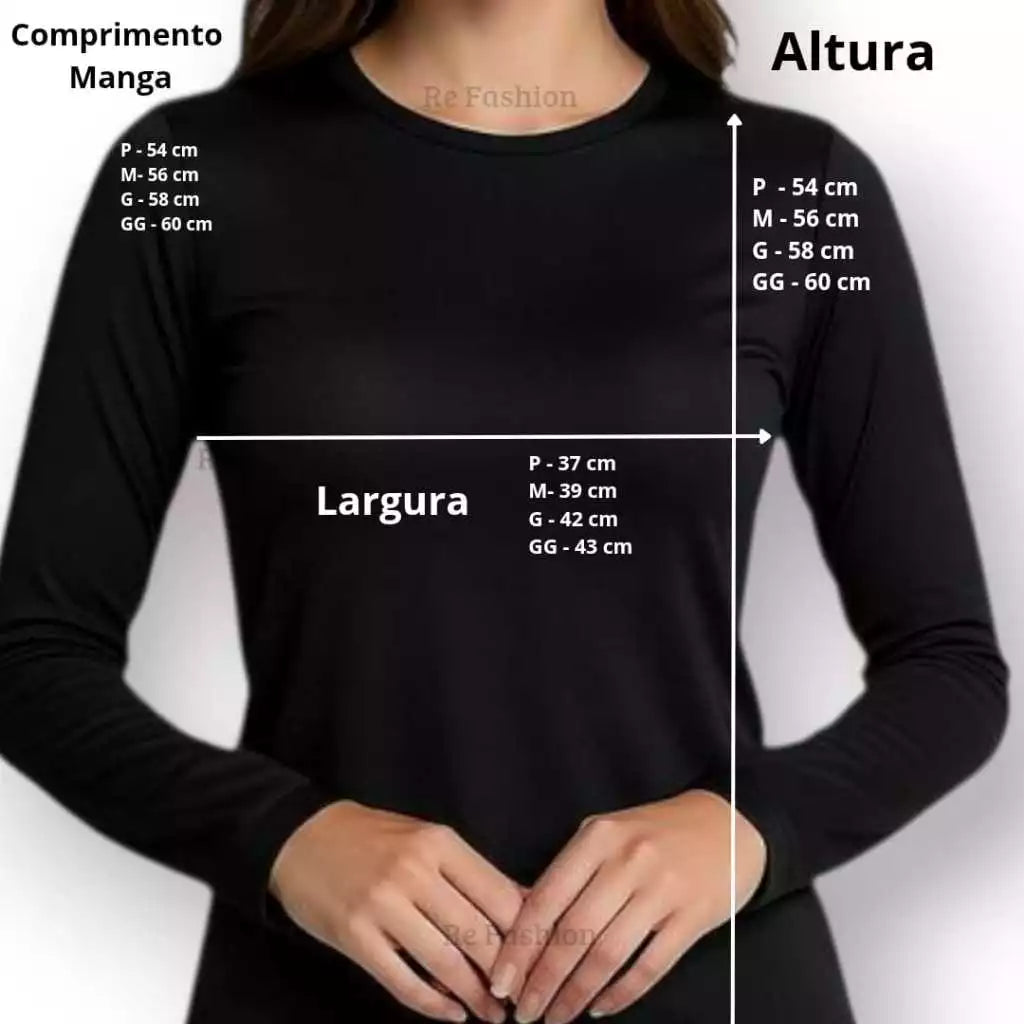 Blusa de Frio Térmica Peluciada segunda Pele